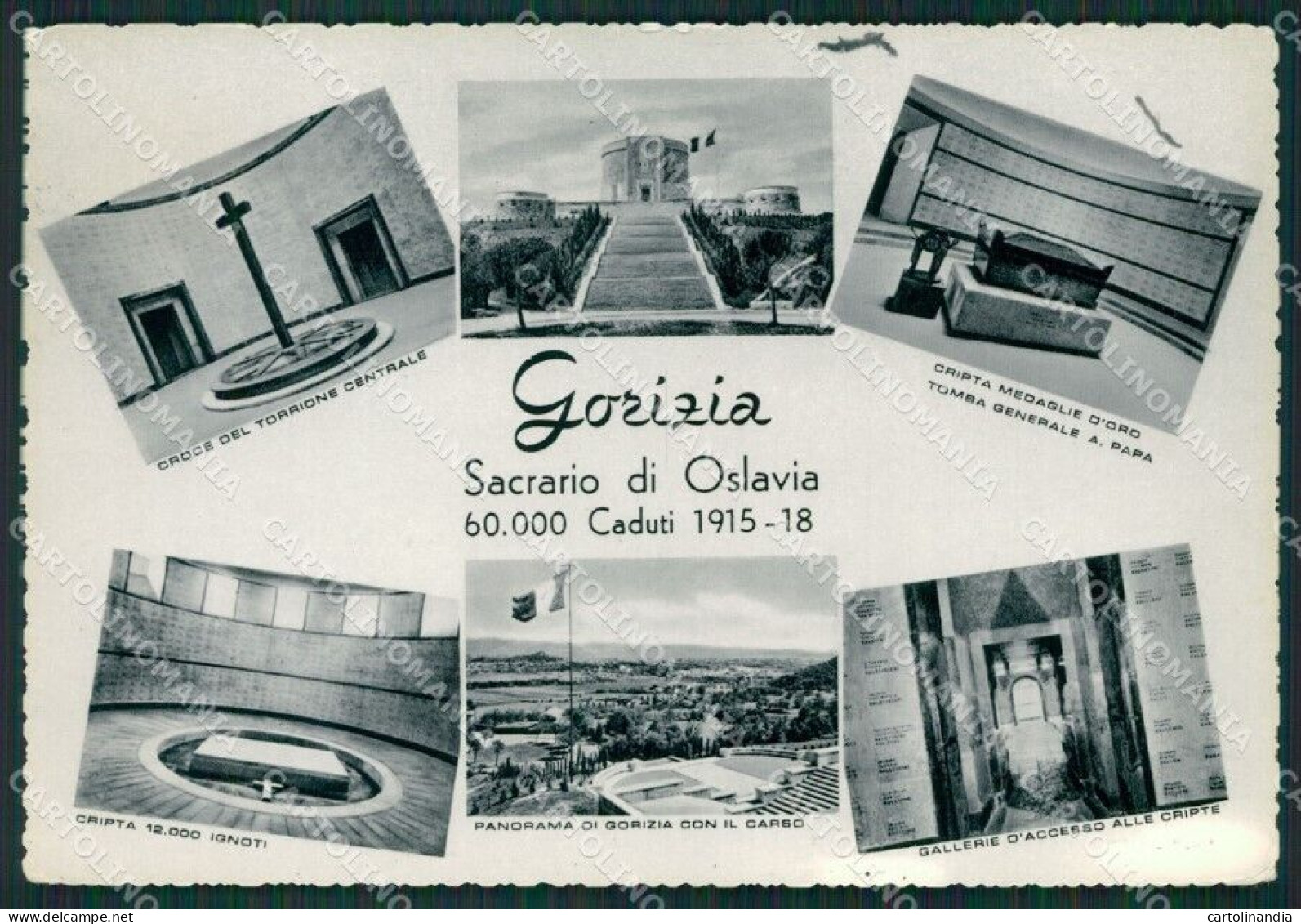 Gorizia Oslavia Sacrario Di Foto FG Cartolina KB3528 - Gorizia