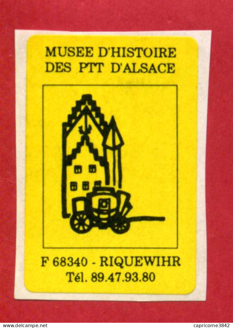 Vignette Promotionnelle Du MUSEE D'HISTOIRE DES PTT D'ALSACE à RIQUEWIHR - Tourisme (Vignettes)