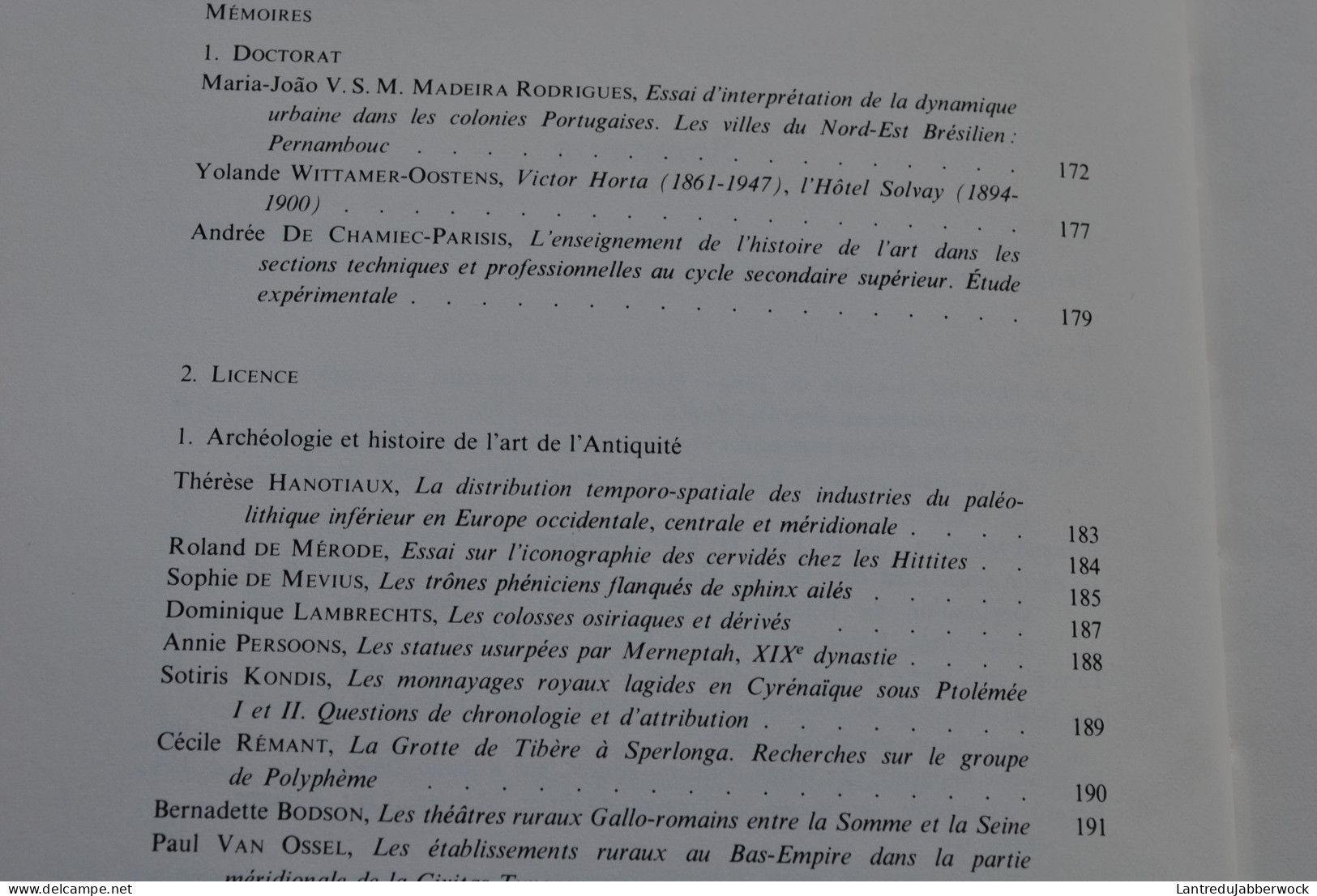 REVUE DES ARCHÉOLOGUES ET HISTORIENS D'ART DE LOUVAIN 11 78 Henry HAMAL Fernand MAYENCE Apamée 1930 Olivier MESSIAEN  - Art