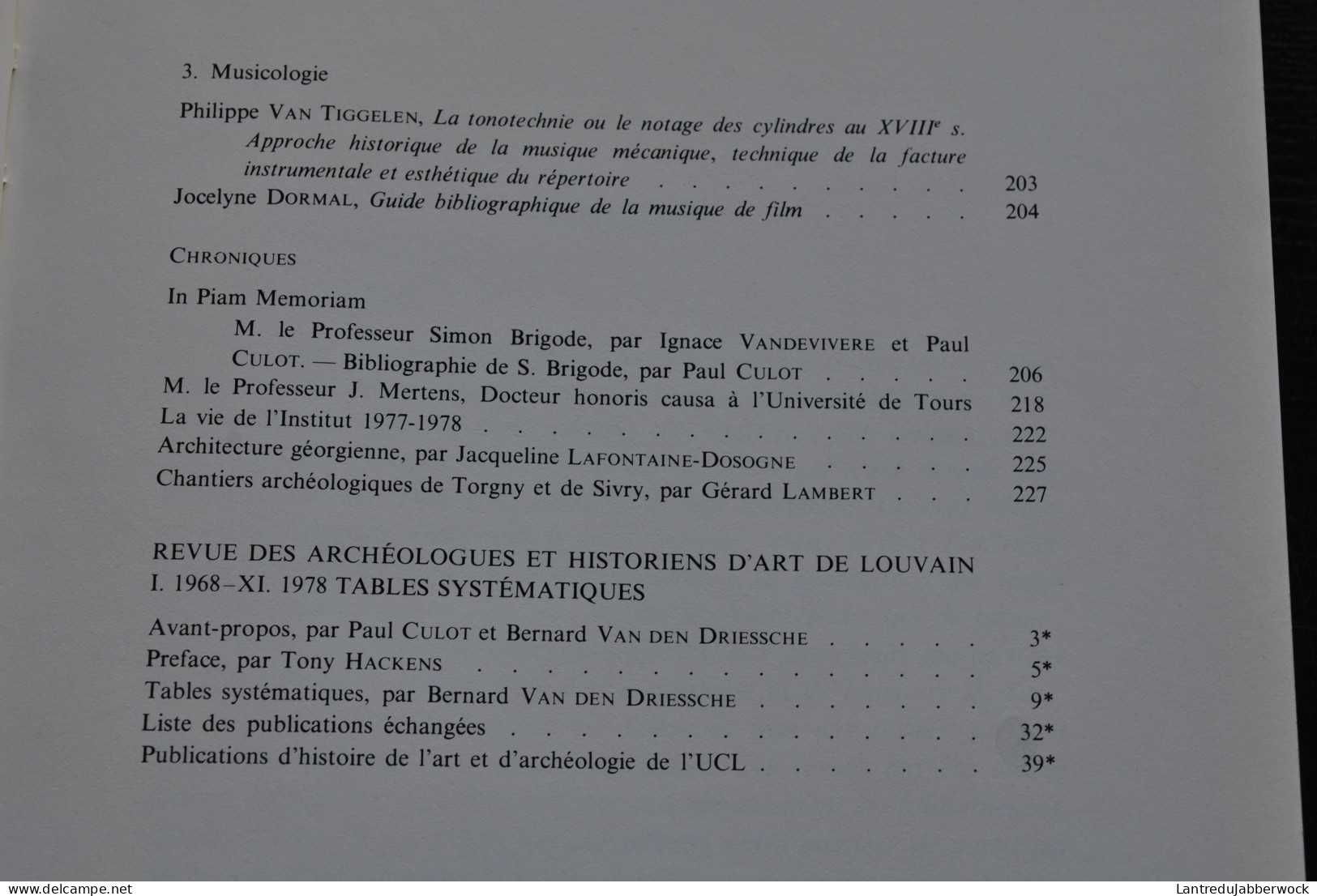 REVUE DES ARCHÉOLOGUES ET HISTORIENS D'ART DE LOUVAIN 11 78 Henry HAMAL Fernand MAYENCE Apamée 1930 Olivier MESSIAEN 