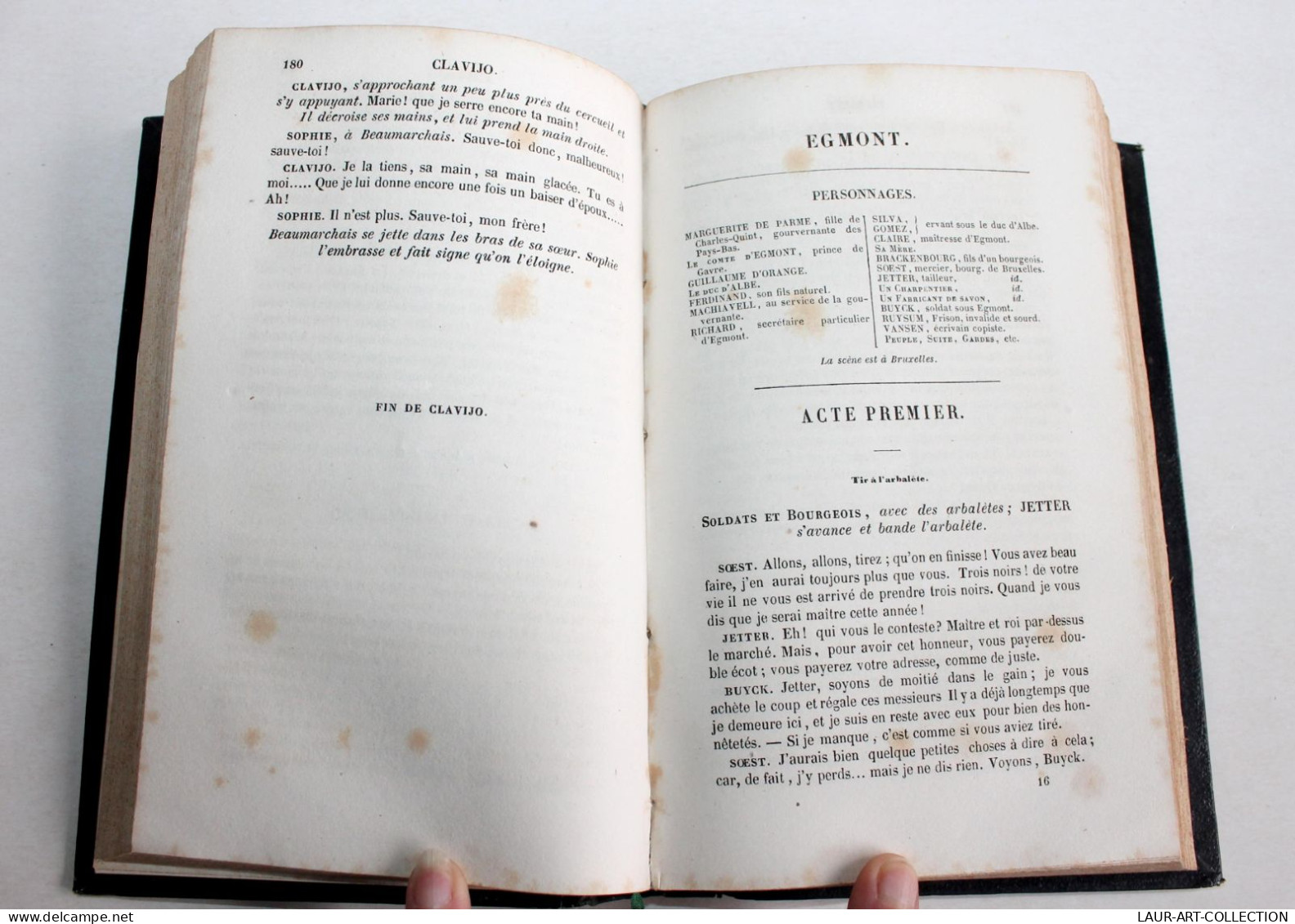 THEATRE DE GOETHE, TRADUCTION NOUVELLE Par M.X. MARMIER 1853 CHARPENTIER EDITEUR / ANCIEN LIVRE XIXe SIECLE (2603.9) - French Authors