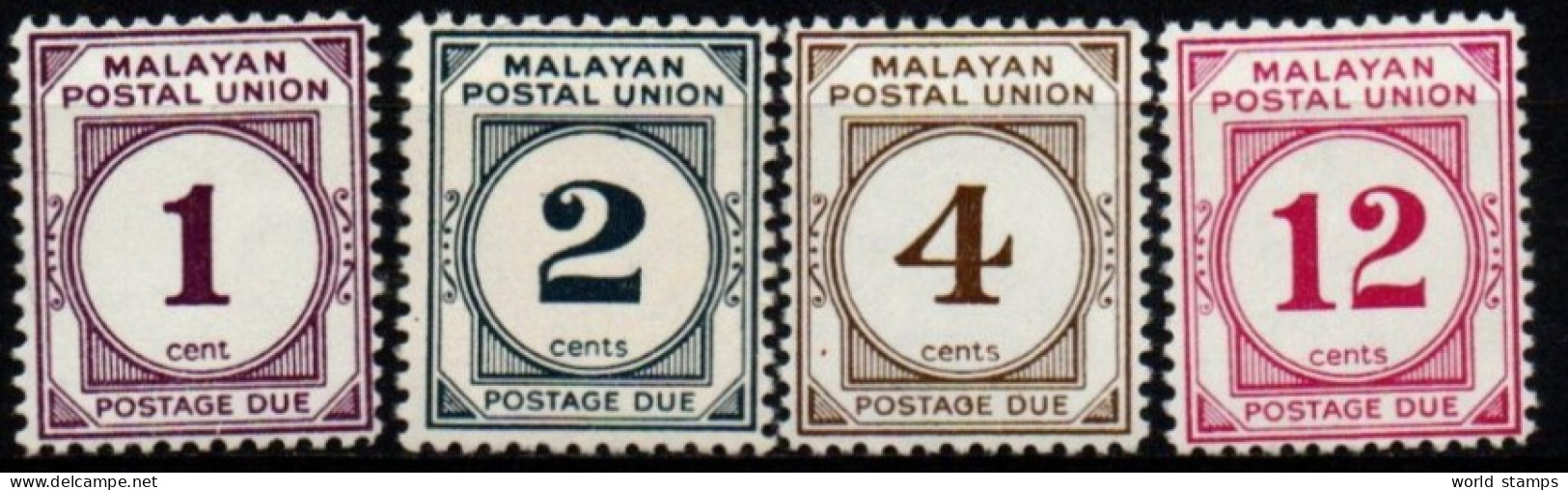 MALAYAN POSTAL UNION 1964-5 ** - Malayan Postal Union