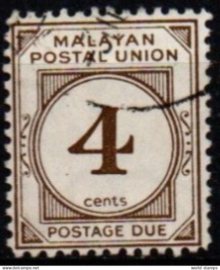 MALAYAN POSTAL UNION 1964-5 O - Malayan Postal Union