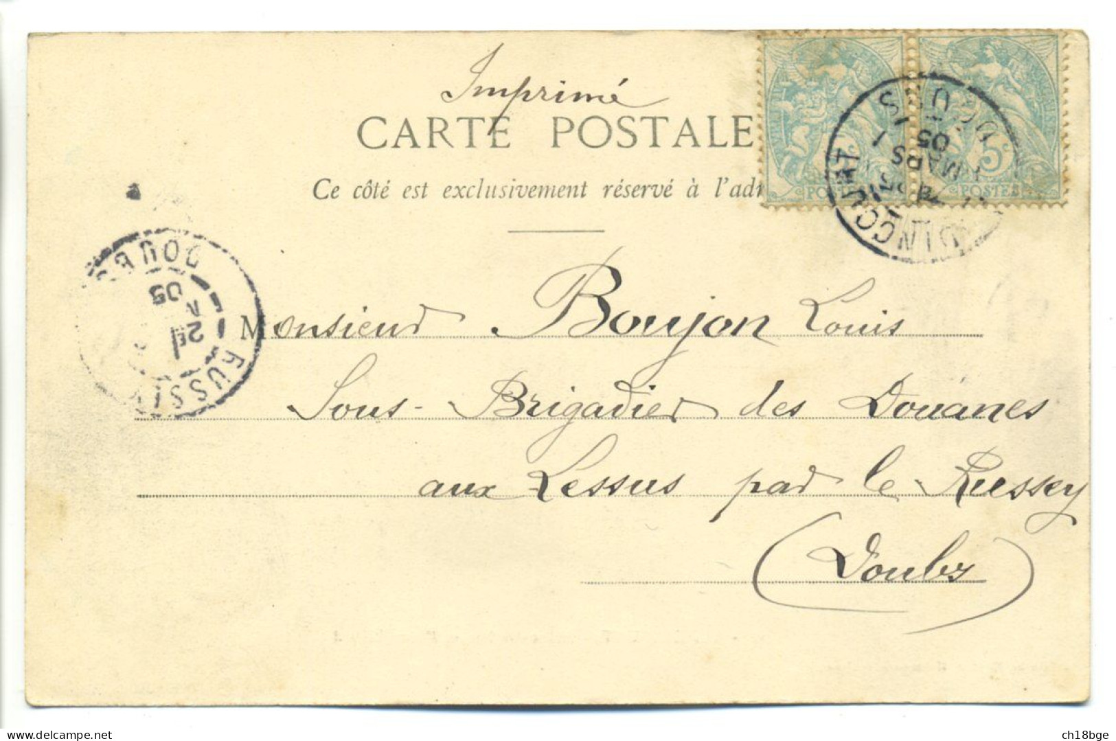 CPA 25 Doubs - AUDINCOURT - Postes Et Télégraphe Sur La Route Des Forges à  Montbéliard,  Animation, Hôtel De La Poste - Montbéliard