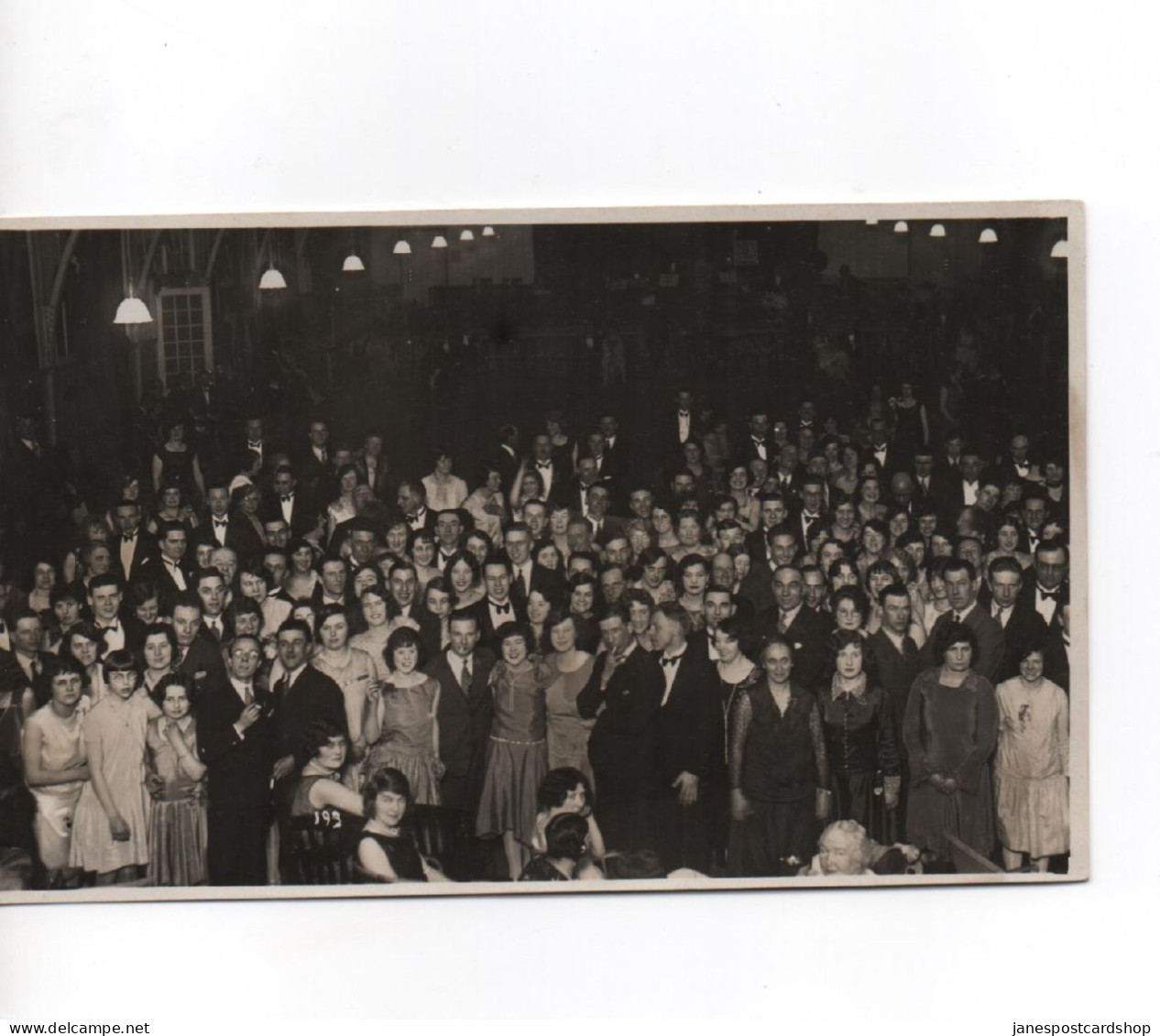 REAL PHOTOGRAPHIC POSTCARD - LOCAL PUBLISHER - BOURNEMOUTH - LARGE GATHERING - VENUE - DANCE - FLAPPERS? 1920'S - Bournemouth (bis 1972)