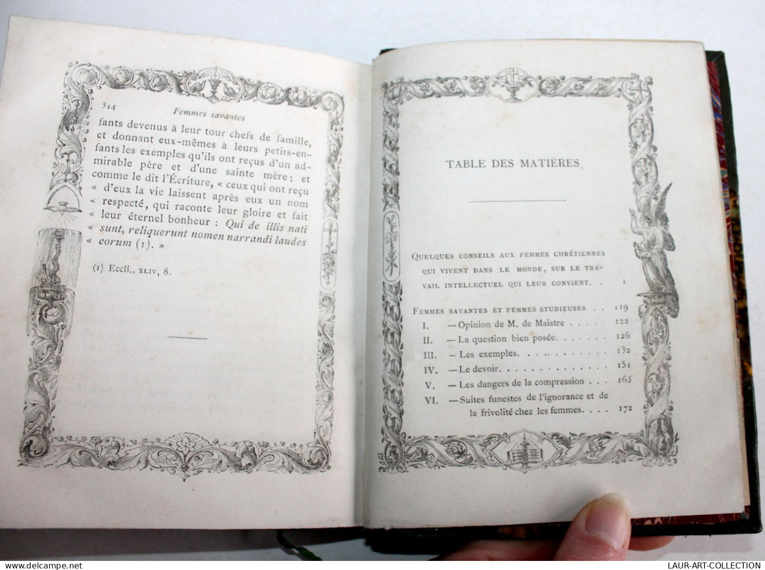 LA FEMME STUDIEUSE Par L'EVEQUE D'ORLEANS 3e EDITION 1875 DOUNIOL EDITEUR / ANCIEN LIVRE XIXe SIECLE (2603.12) - 1801-1900