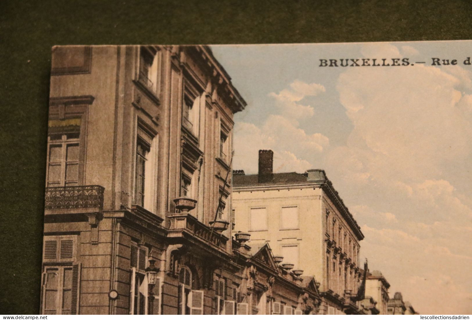 Carte Postale Bruxelles Rue De La Loi - Envoi En Temps De Guerre WWI - 8 Centimes Occupation OC13 - Plazas