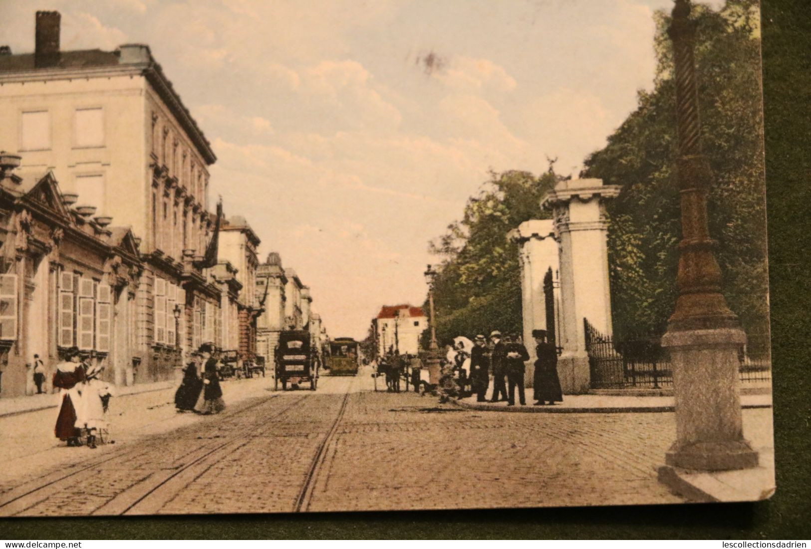 Carte Postale Bruxelles Rue De La Loi - Envoi En Temps De Guerre WWI - 8 Centimes Occupation OC13 - Squares