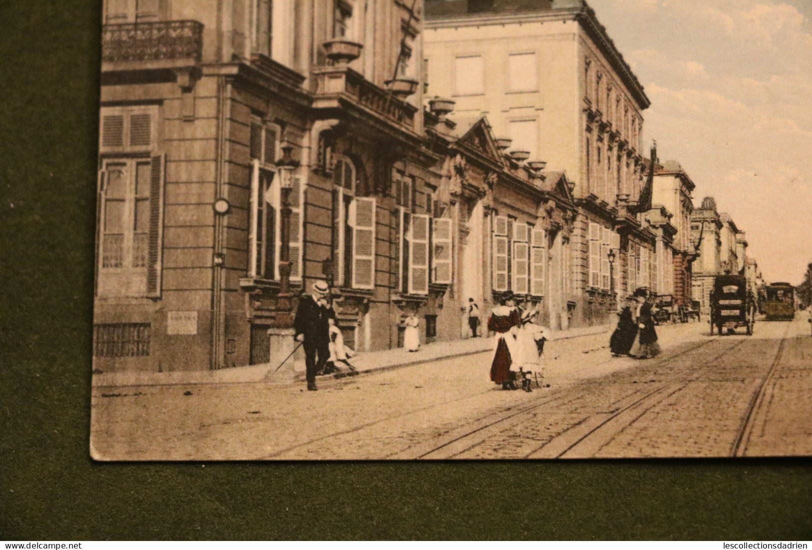 Carte Postale Bruxelles Rue De La Loi - Envoi En Temps De Guerre WWI - 8 Centimes Occupation OC13 - Plazas