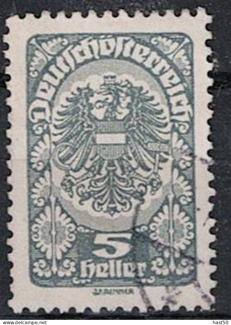 Österreich Autriche Austria - Wappenadler (MiNr: 257 Xa) 1919 - Gest Used Obl - Gebraucht
