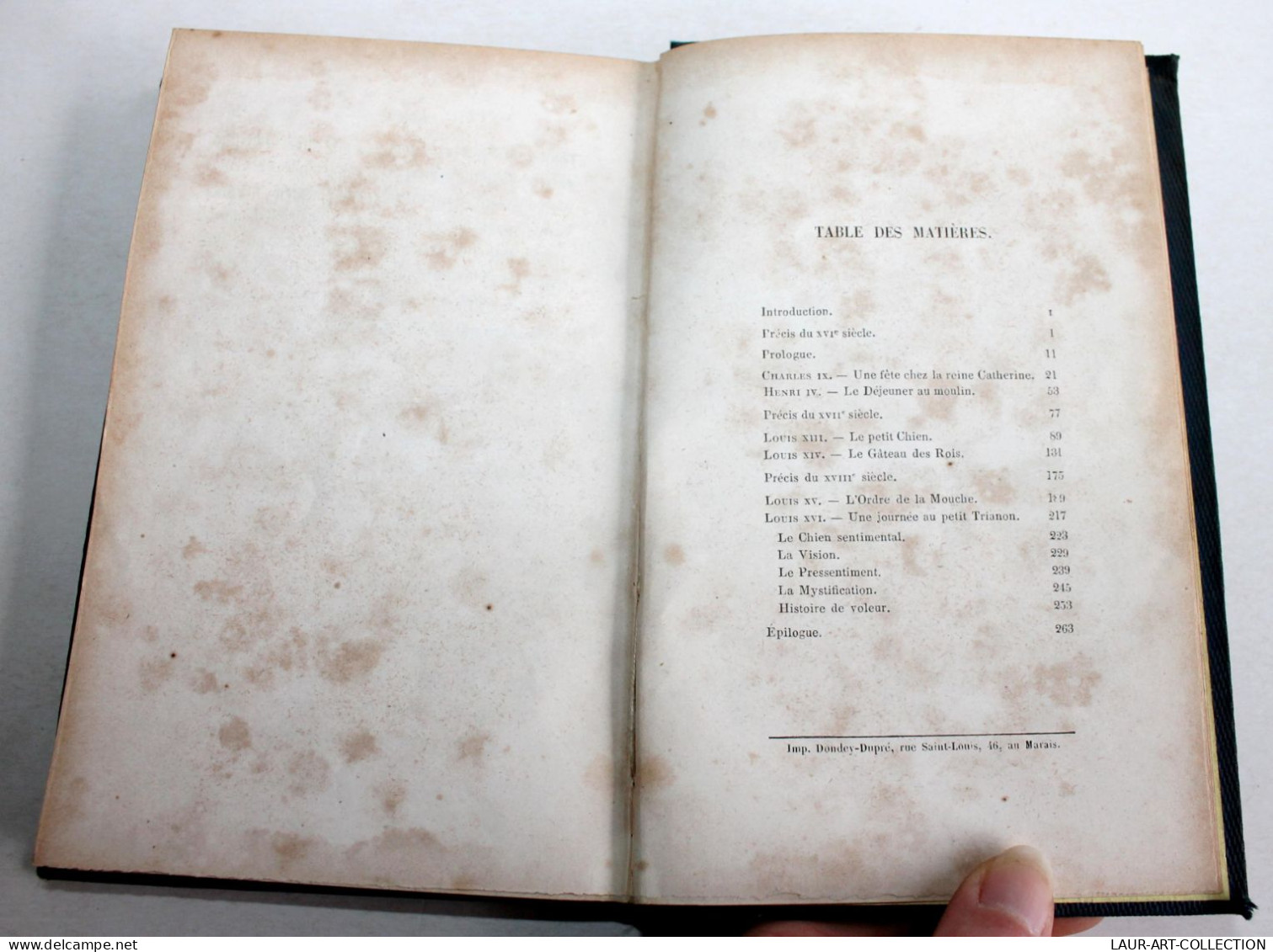 AVENTURES D'UNE EPINGLE Ou 3 SIECLES DE HISTOIRE DE FRANCE De BASANVILLE 1846 EO / ANCIEN LIVRE XIXe SIECLE (2603.15) - 1801-1900