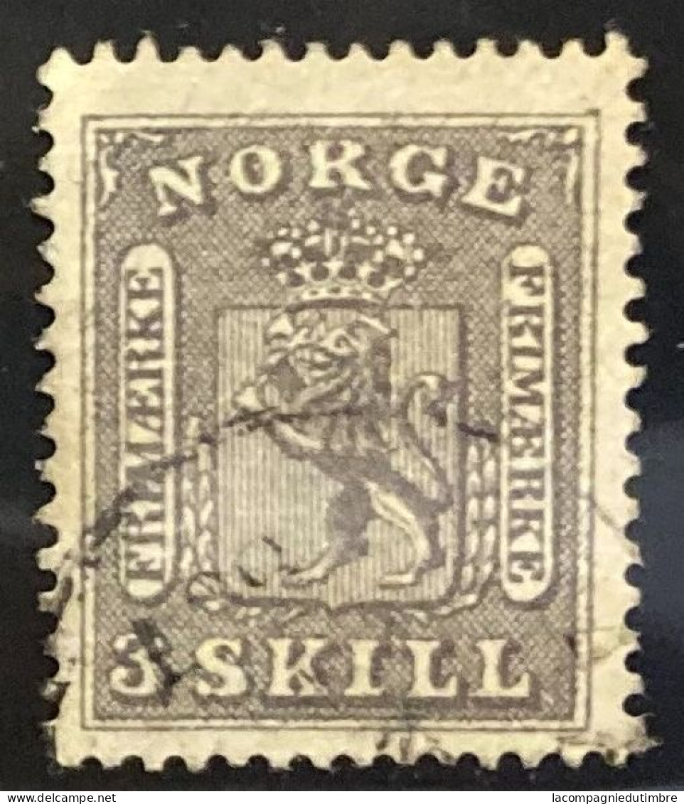 Norvège YT N° 7 Oblitéré. TB - Gebraucht