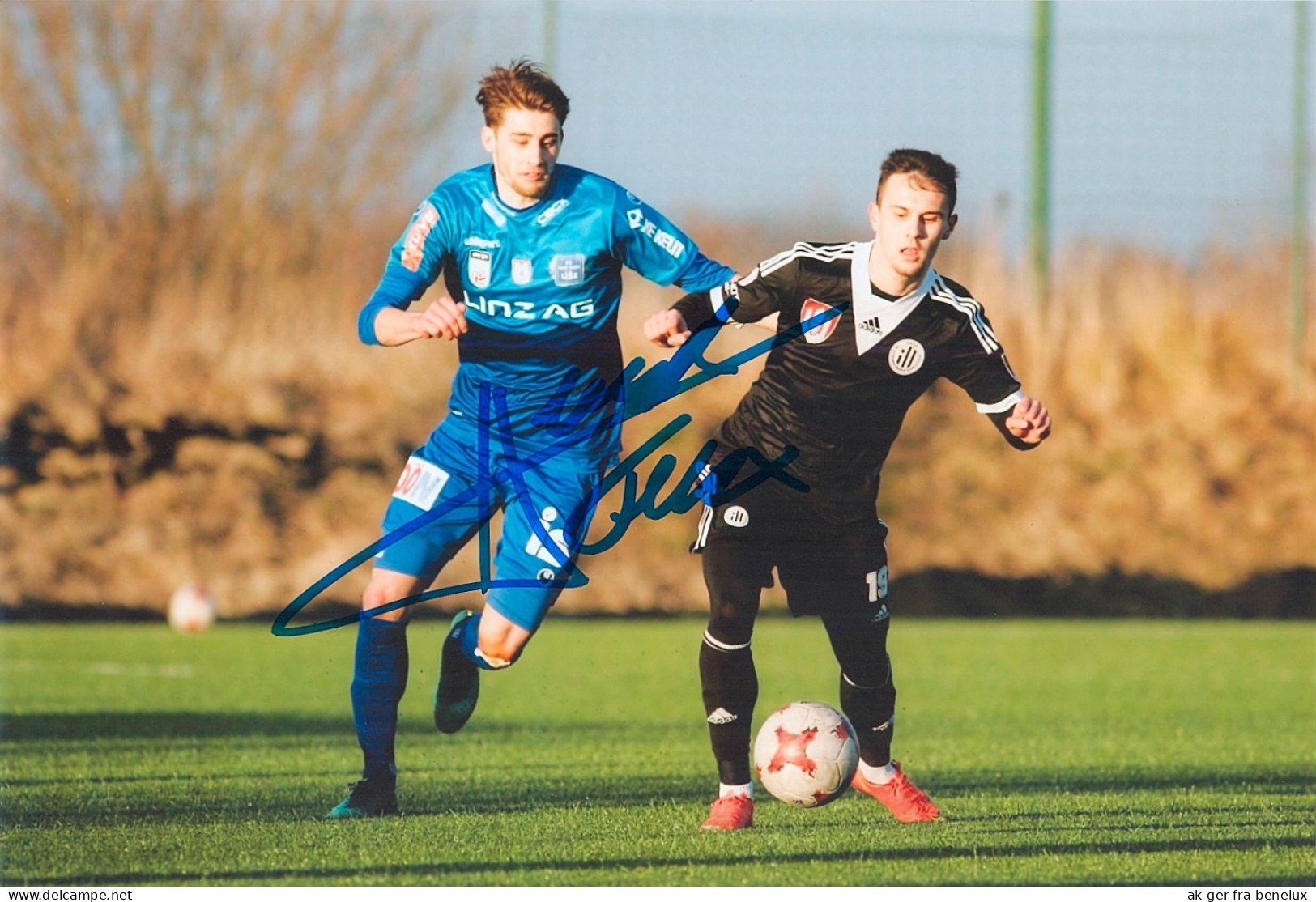 7)Autogramm Felix Huspek FC Blau-Weiß Linz 2018 BW Schlüßlberg Grieskirchen Wallern An Der Trattnach SV Austria Salzburg - Autografi