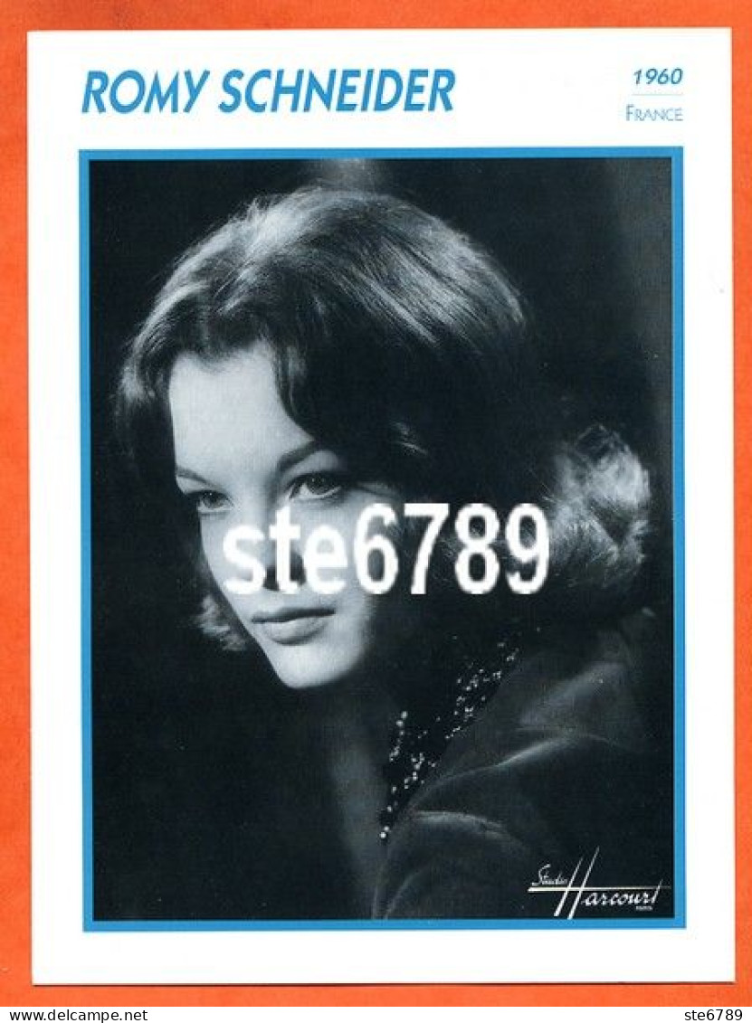 ROMY SCHNEIDER 1960 France Filmographie Biographie Fiche Acteur Actrice Cinéma - Otros & Sin Clasificación