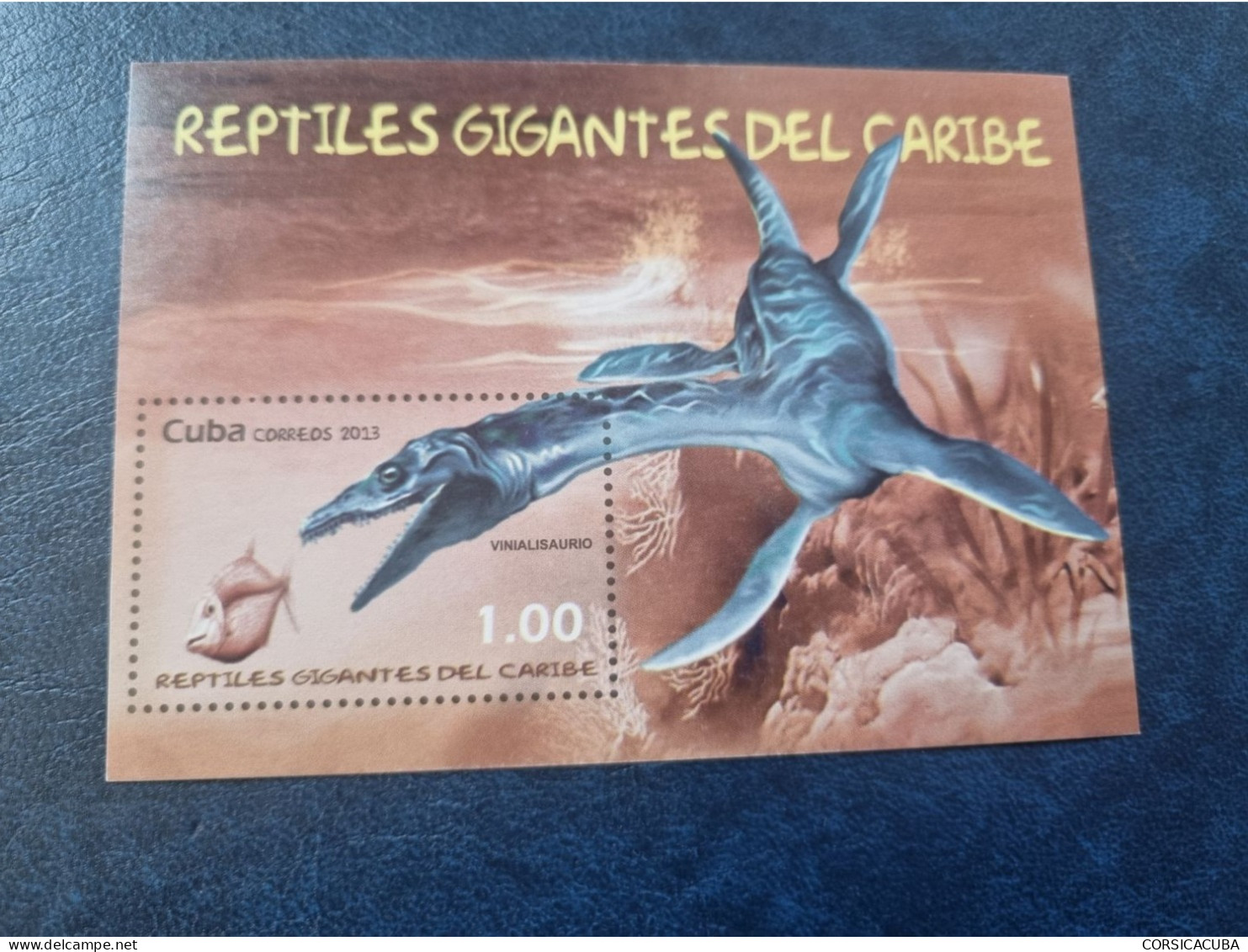 CUBA  NEUF  2013   HB  REPTILES  GIGANTES  DEL  CARIBE  //  PARFAIT  ETAT  //  1er  CHOIX  // - Unused Stamps