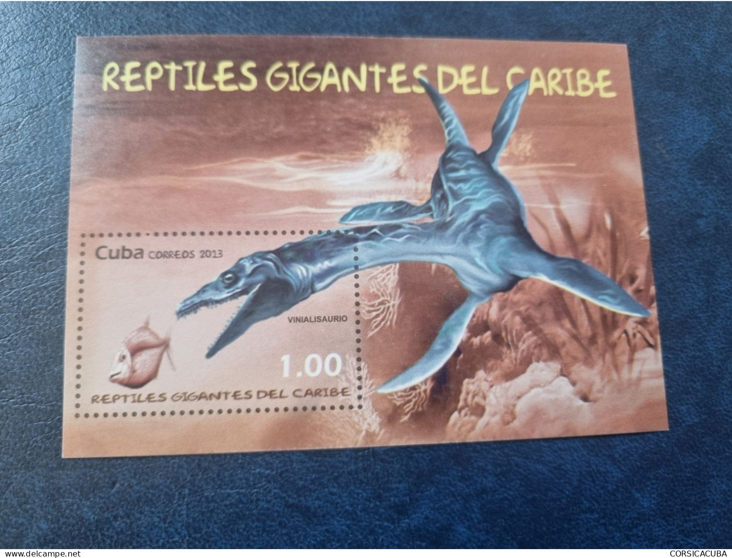 CUBA  NEUF  2013   HB  REPTILES  GIGANTES  DEL  CARIBE  //  PARFAIT  ETAT  //  1er  CHOIX  // - Ungebraucht