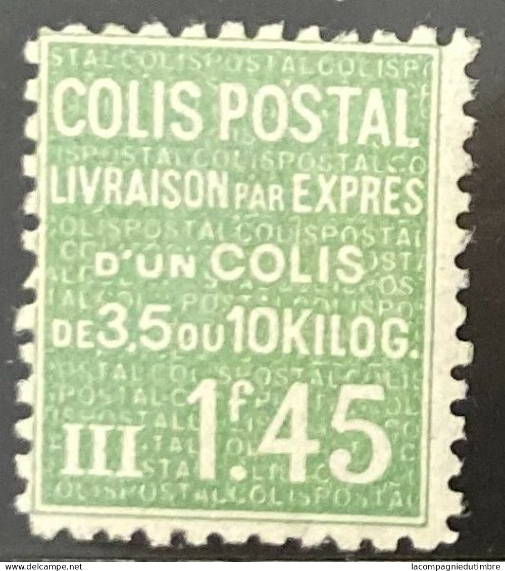 France Colis Postaux YT N° 99 Neuf ** MNH. Signé Calves. TB - Nuovi