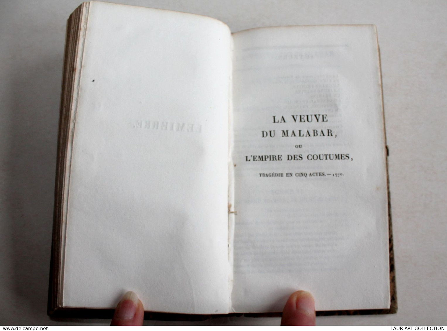 THEATRE XVIIIe 3 TRAGEDIE + 2 COMEDIE, DIDON, SIEGE CALAIS, VEUVE MALABAR, ESOPE / ANCIEN LIVRE XVIIe SIECLE (2603.17) - Before 18th Century