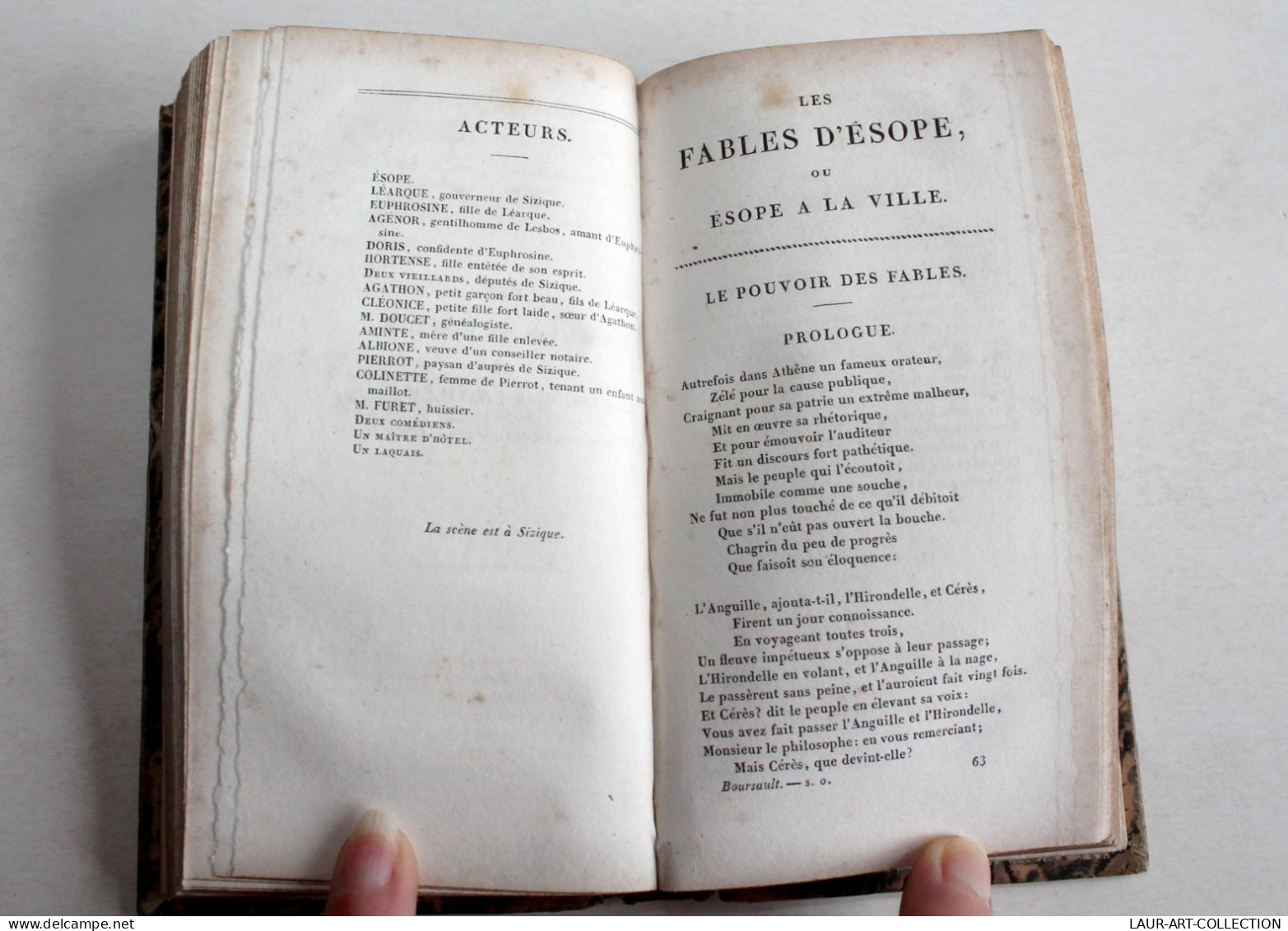 THEATRE XVIIIe 3 TRAGEDIE + 2 COMEDIE, DIDON, SIEGE CALAIS, VEUVE MALABAR, ESOPE / ANCIEN LIVRE XVIIe SIECLE (2603.17) - Tot De 18de Eeuw