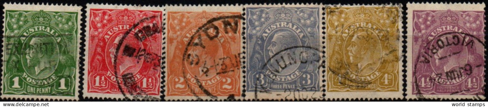 AUSTRALIE 1923-4 O - Oblitérés