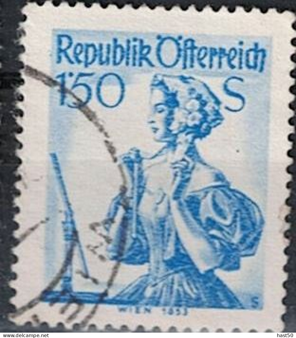 Österreich Autriche Austria - Tracht Wien (1853) (MiNr: 916) 1951 - Gest Used Obl - Usados