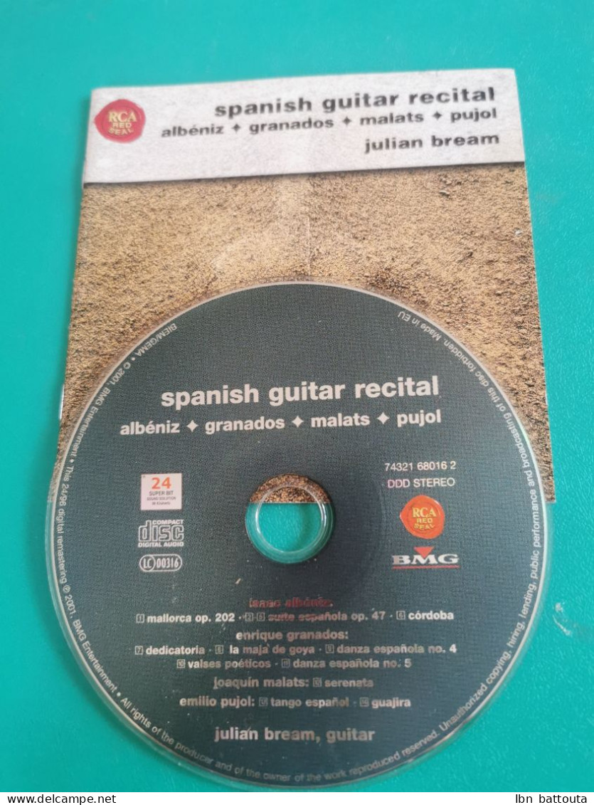 Spanish Guitare Récital Julien Bream - Concerto E Musica