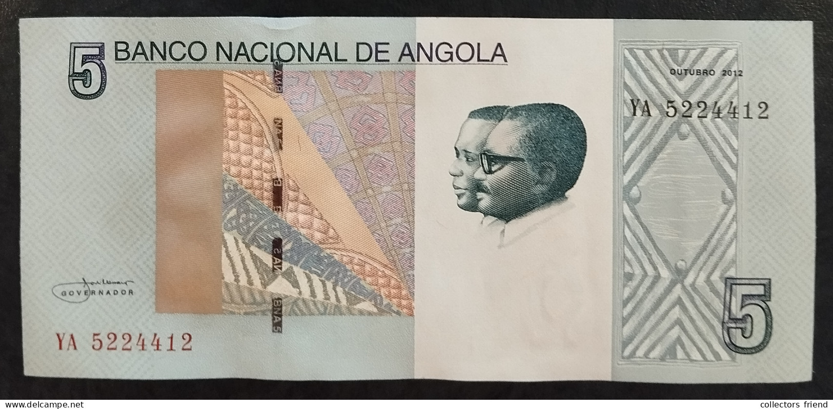 ANGOLA - 2012 - 5 KWANZAS - P151A - UNC - Angola