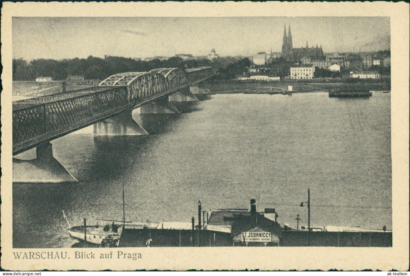 Praga-Warschau Praga Warszawa Panorama-Ansichten/widok Ogólny 1943 - Pologne