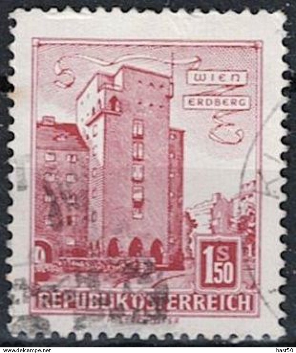 Österreich Autriche Austria - Wohnbau „Rabenhof“, Wien-Erdberg (MiNr: 1047) 1958 - Gest Used Obl - Usados