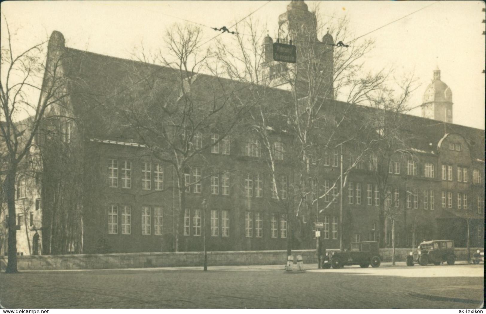 Ansichtskarte Jena Stadtgebäude Mit Oldtimern 1930 - Jena