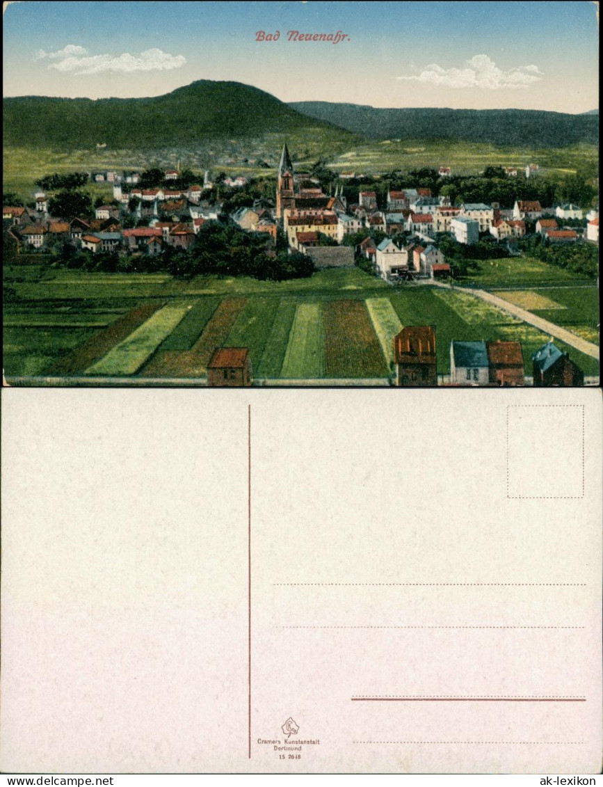 Ansichtskarte Bad Neuenahr-Bad Neuenahr-Ahrweiler Blick Auf Die Stadt 1914  - Bad Neuenahr-Ahrweiler