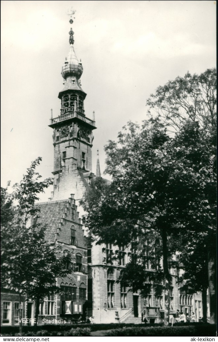 Postkaart Veere Stadthuis/Rathaus 1955  - Veere