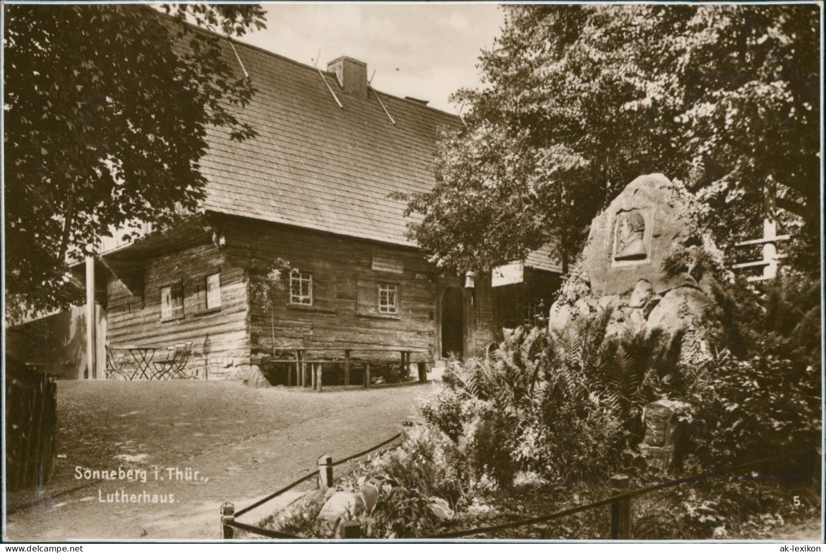 Ansichtskarte Sonneberg Partie Am Lutherhaus 1928  - Sonneberg