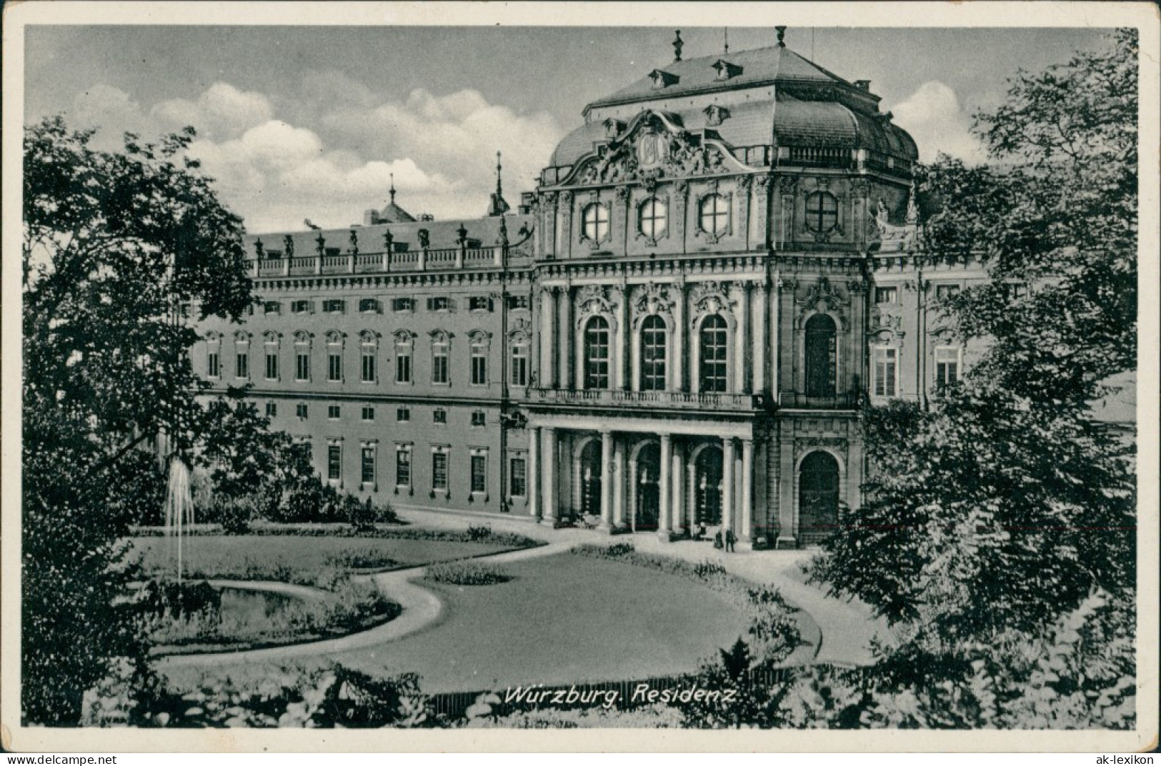 Ansichtskarte Würzburg Residenz 1939  - Wuerzburg