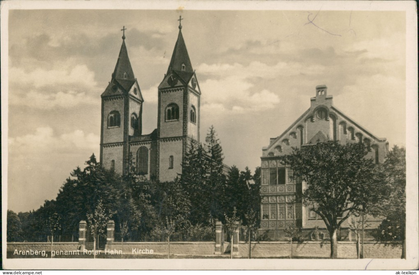 Ansichtskarte Arenberg-Koblenz Partie An Der Kirche 1934 - Koblenz