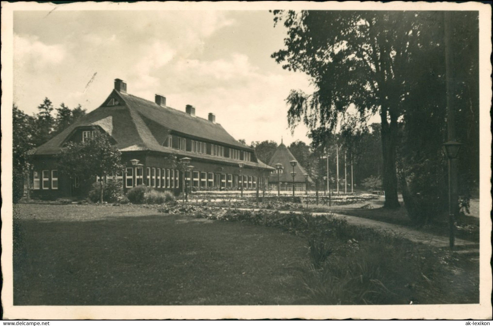 Postcard Deutsch Krone Wałcz Neues Buchwald Restaurant Pommern Pomorskie 1940 - Pommern
