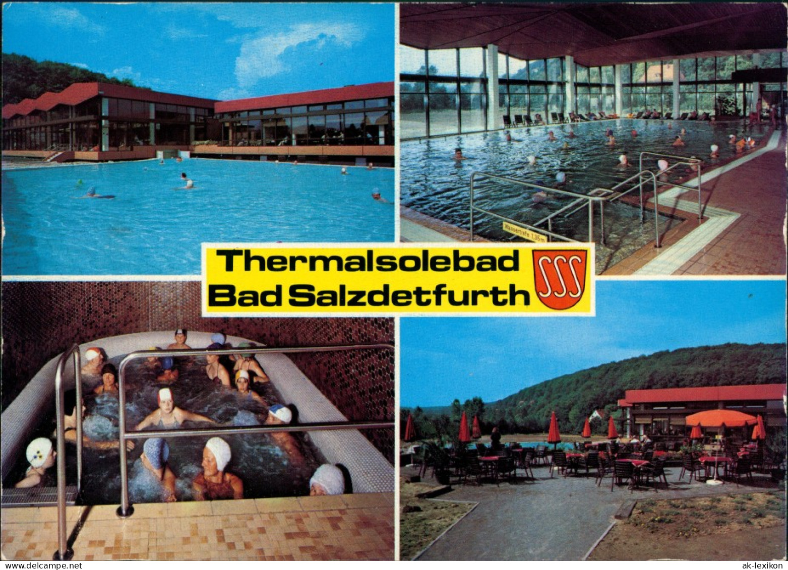 Ansichtskarte Bad Salzdetfurth Thermalsolebad 1989 - Bad Salzdetfurth