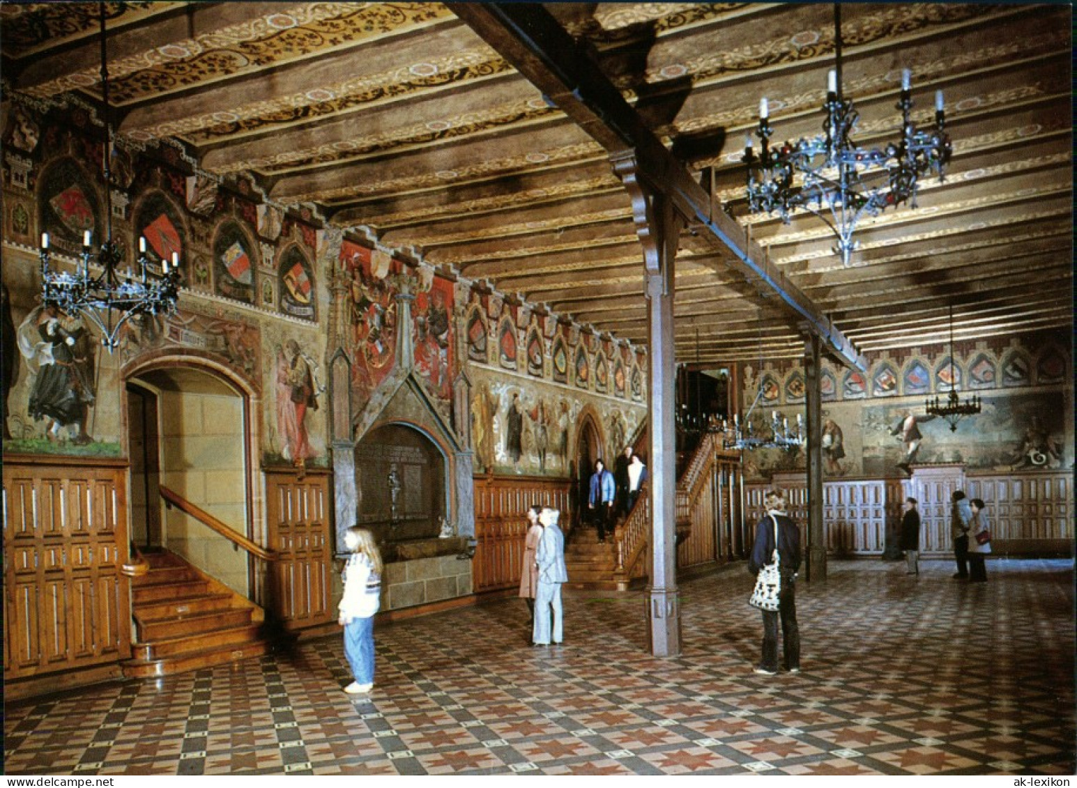 Ansichtskarte Göttingen Historische Rathaushalle 1995 - Goettingen