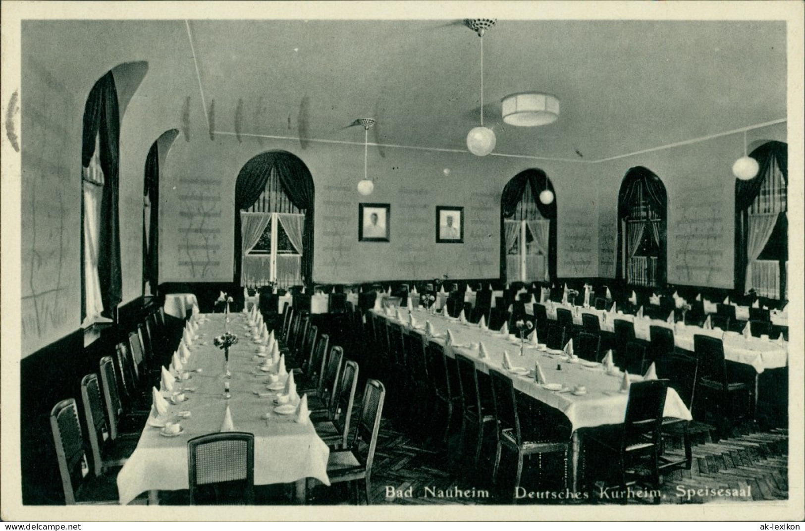 Ansichtskarte Bad Nauheim Speisesaal - Deutsches Kurheim 1936 - Bad Nauheim