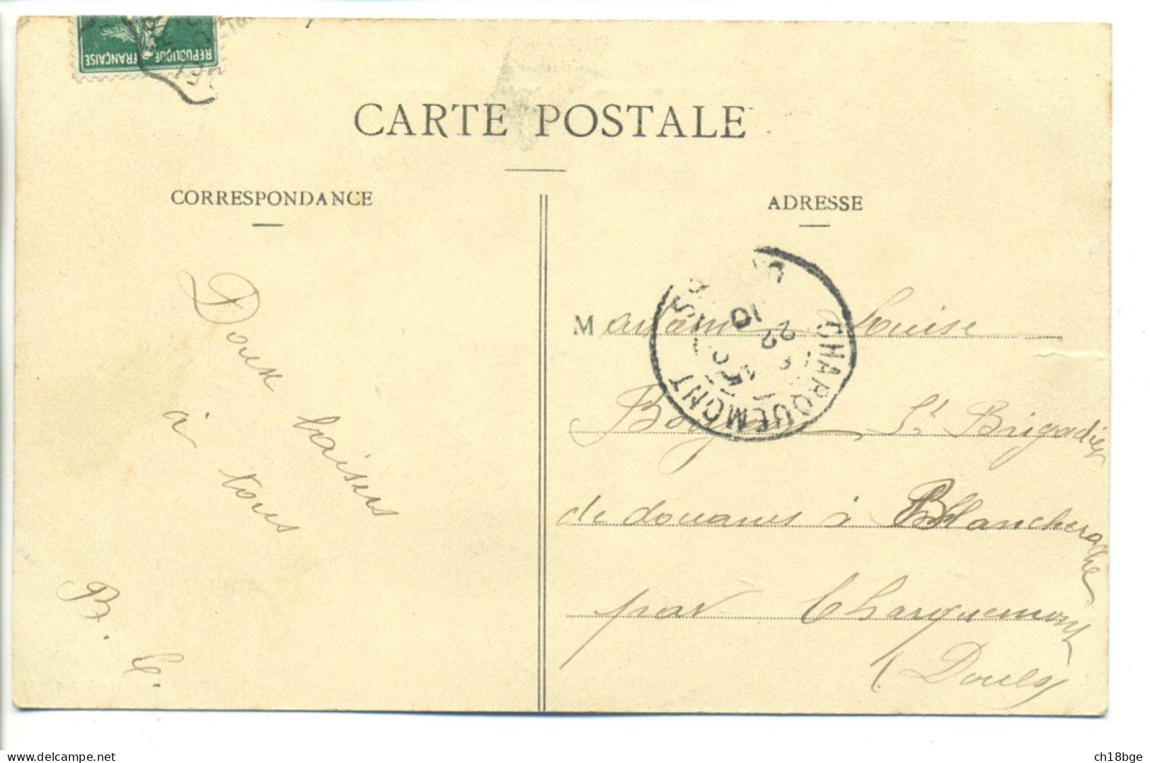CPA 25 Doubs - AUDINCOURT - Inondations De 1910 - Cités Sahler, Prises De La Route De Valentigney - Peu Commune - Montbéliard