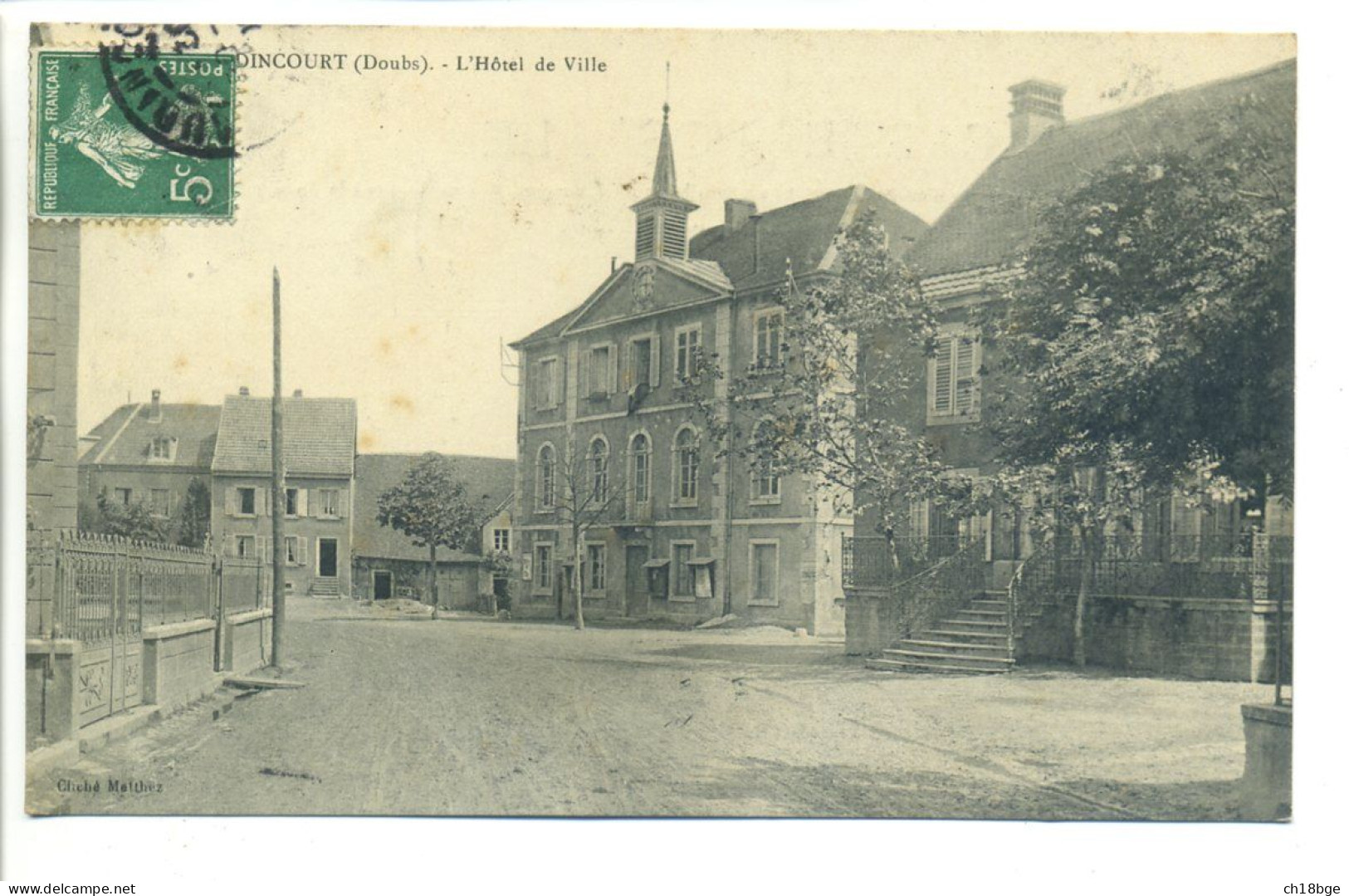 CPA 25 Doubs - AUDINCOURT - Hôtel De Ville - Montbéliard