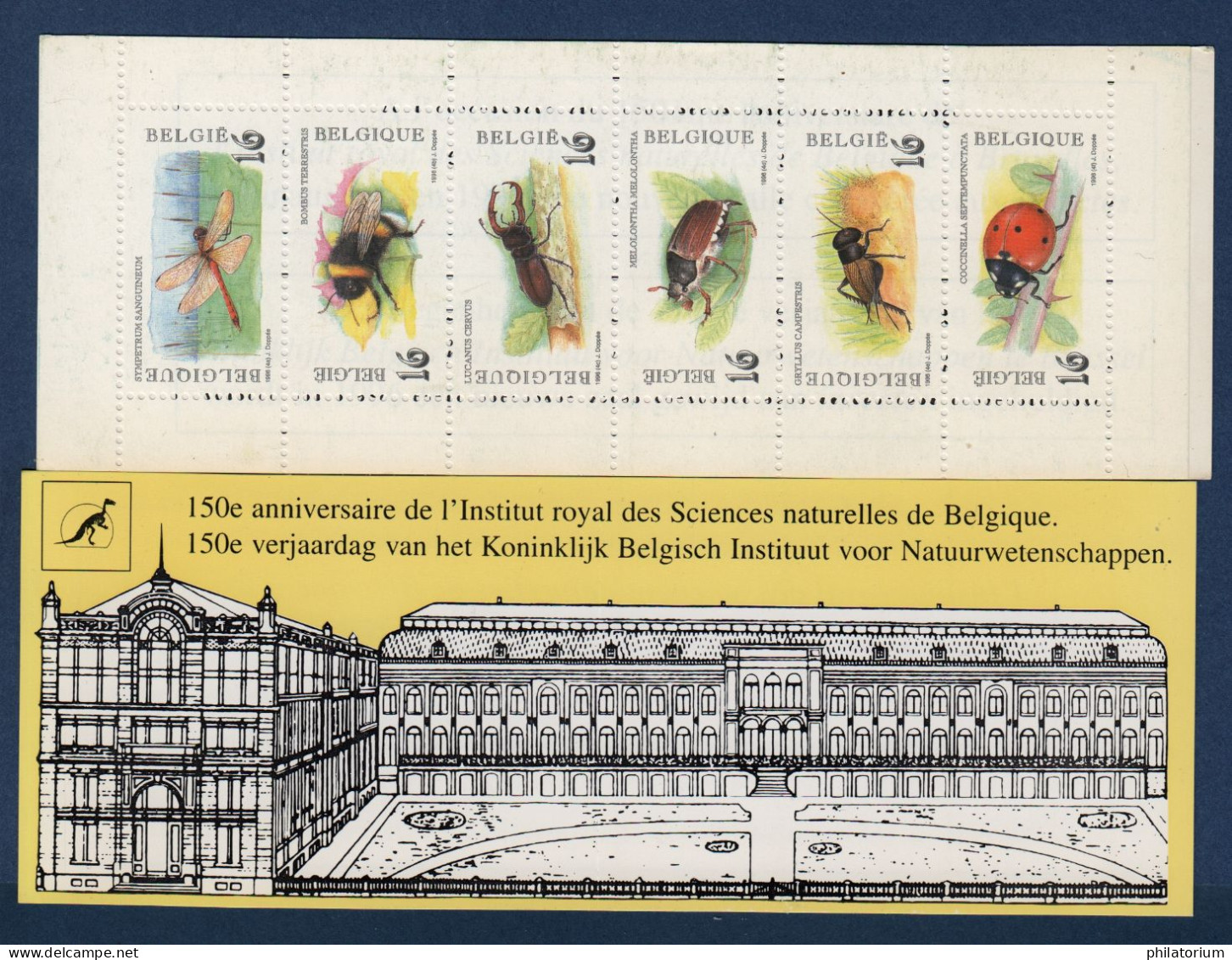 Belgique, België, **, Yv C2630, Mi MH38, SG SB59, Bel B27, Insectes, Coccinelle, Grillon, Haneton, - Unused Stamps