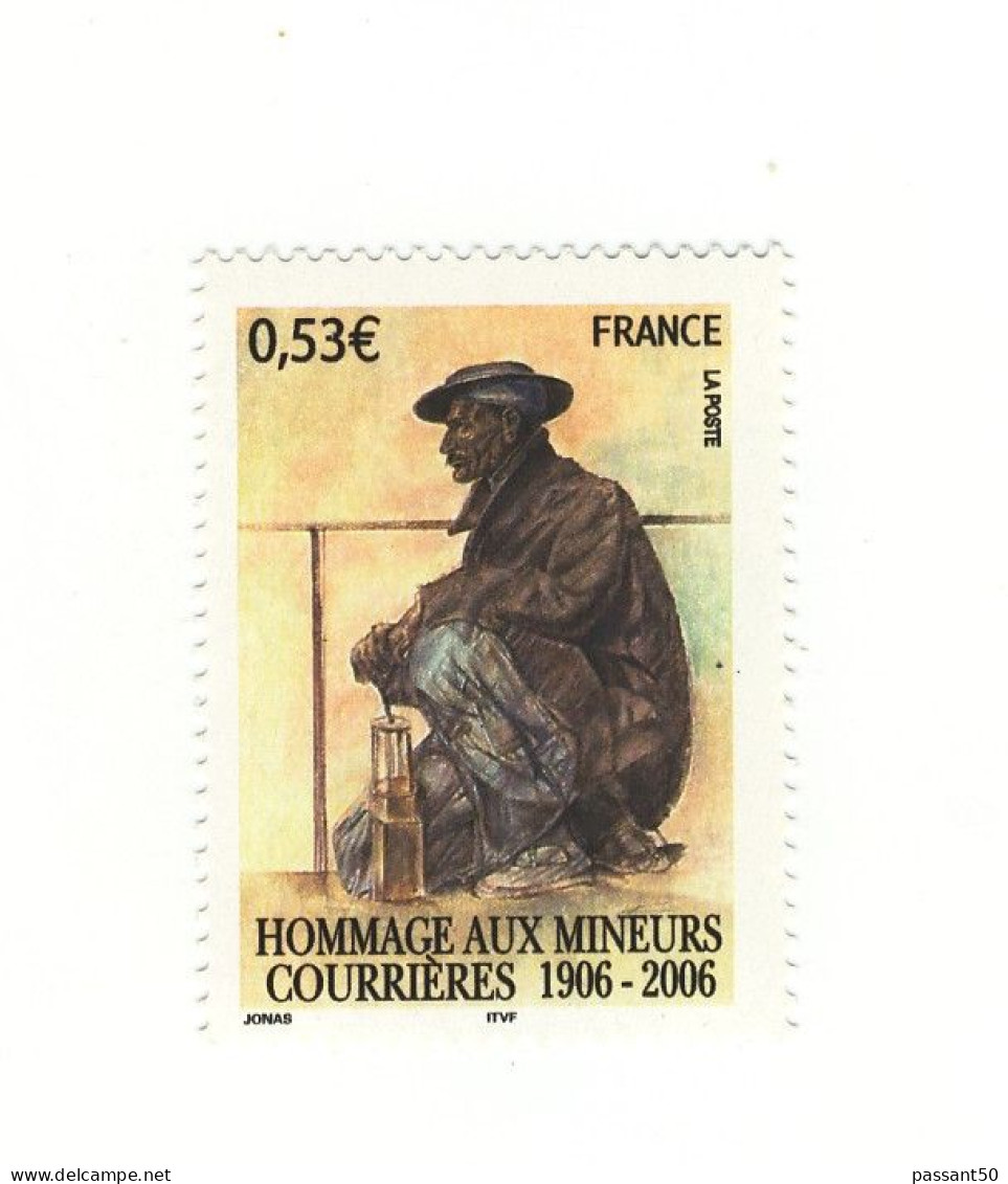 Courrières YT 3880a Sans Phospho. Rare, Voir Le Scan. Cote YT : 90 €. - Unused Stamps