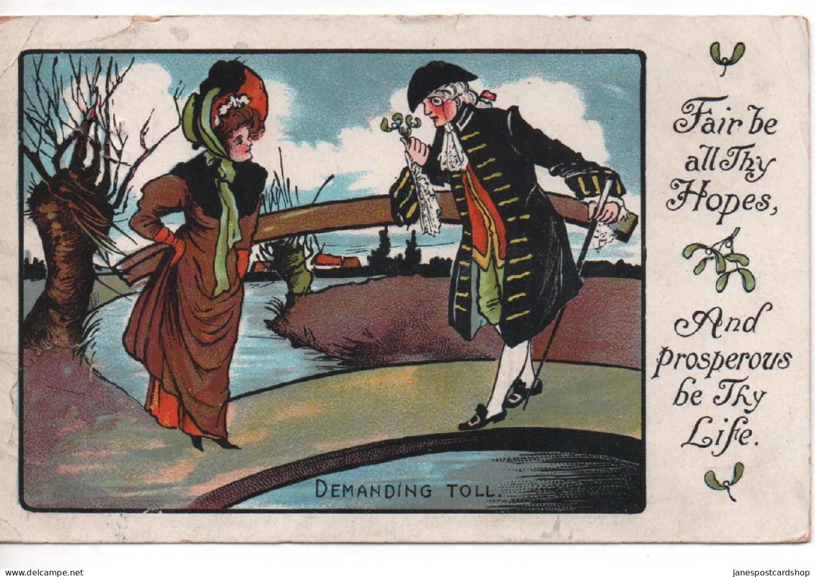 CANADA POSTAGE DUE WITH CHARGE MARKS ON COMIC - RHYMING POSTCARD - Postgeschichte