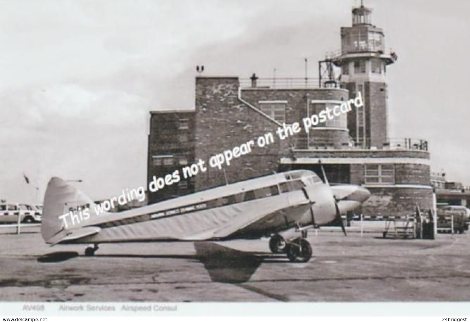 Airwork Services Airspeed Consul Liverpool Airport 1960s - 1946-....: Modern Era