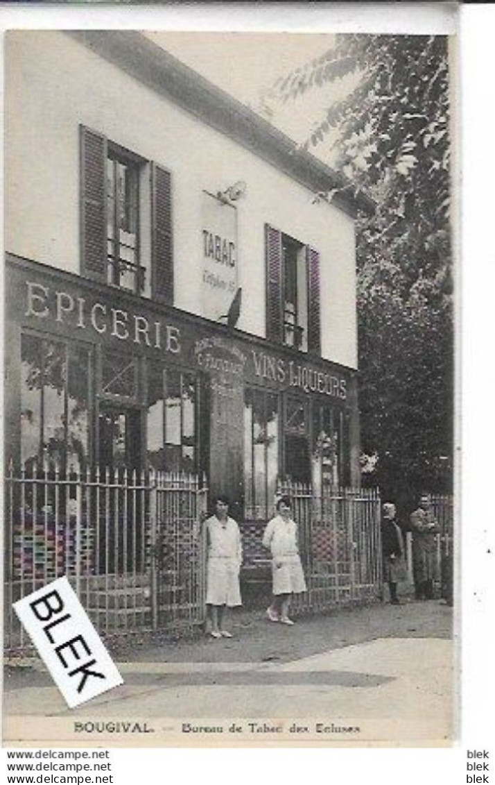 78  Yvelines : Bougival : Bureau De Tabac Des Ecluses .  épicerie Fauveaux . - Bougival
