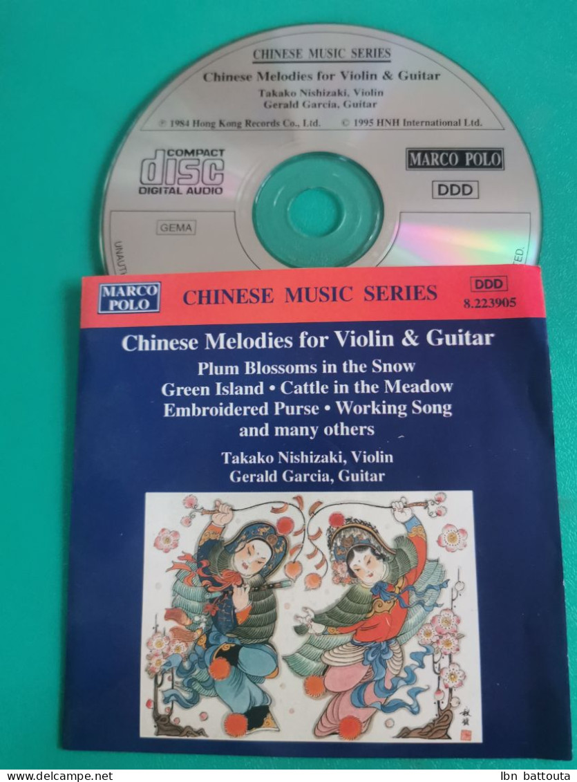 Chinese Mélodies For Violon & Guitar - Concert Et Musique