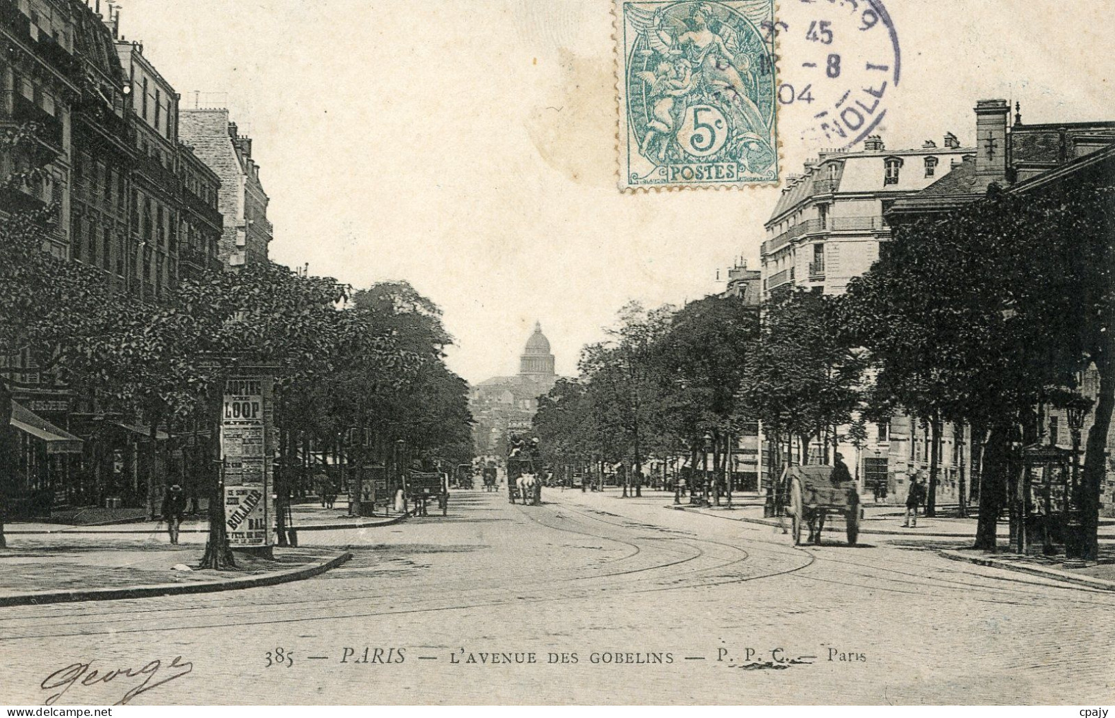 0302 - Avenue Des Gobelins Prise De La Place D'Italie - Arrondissement: 13