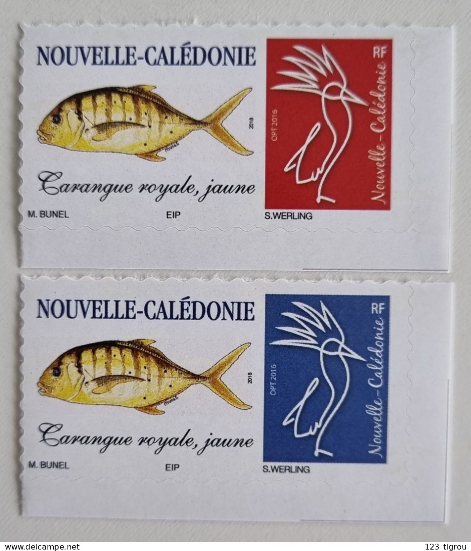 CAGOU PERSONNALISE CARANGUE ROYALE DE BUNEL GRANDE SIGNATURE + EIP DEPLACE TB - Unused Stamps