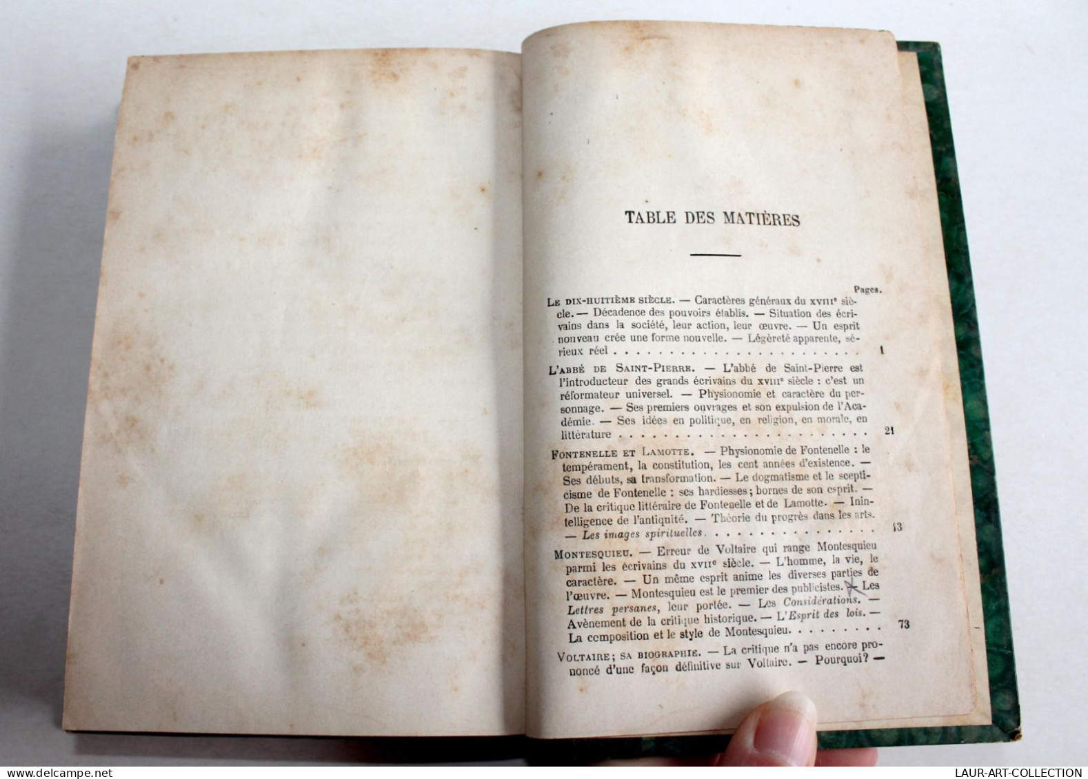 LA LITTERATURE FRANCAISE AU DIX HUITIEME SIECLE Par PAUL ALBERT, 6e EDITION 1886 / ANCIEN LIVRE XIXe SIECLE (2603.27) - 1801-1900